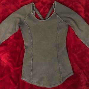 Grey Free People top